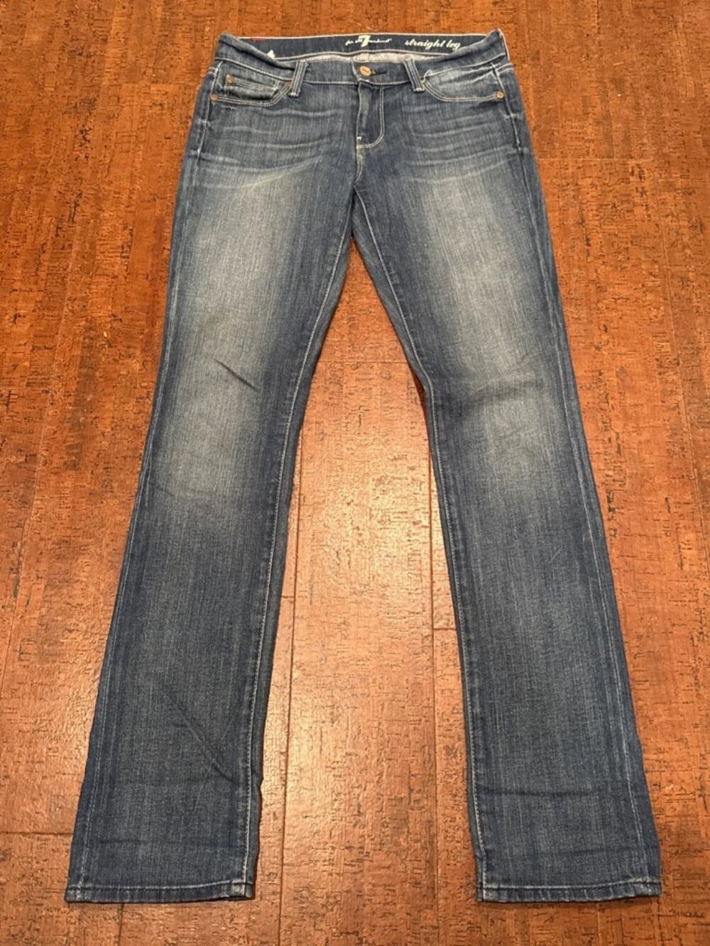 7 For All Mankind Jeans in Medium Blue